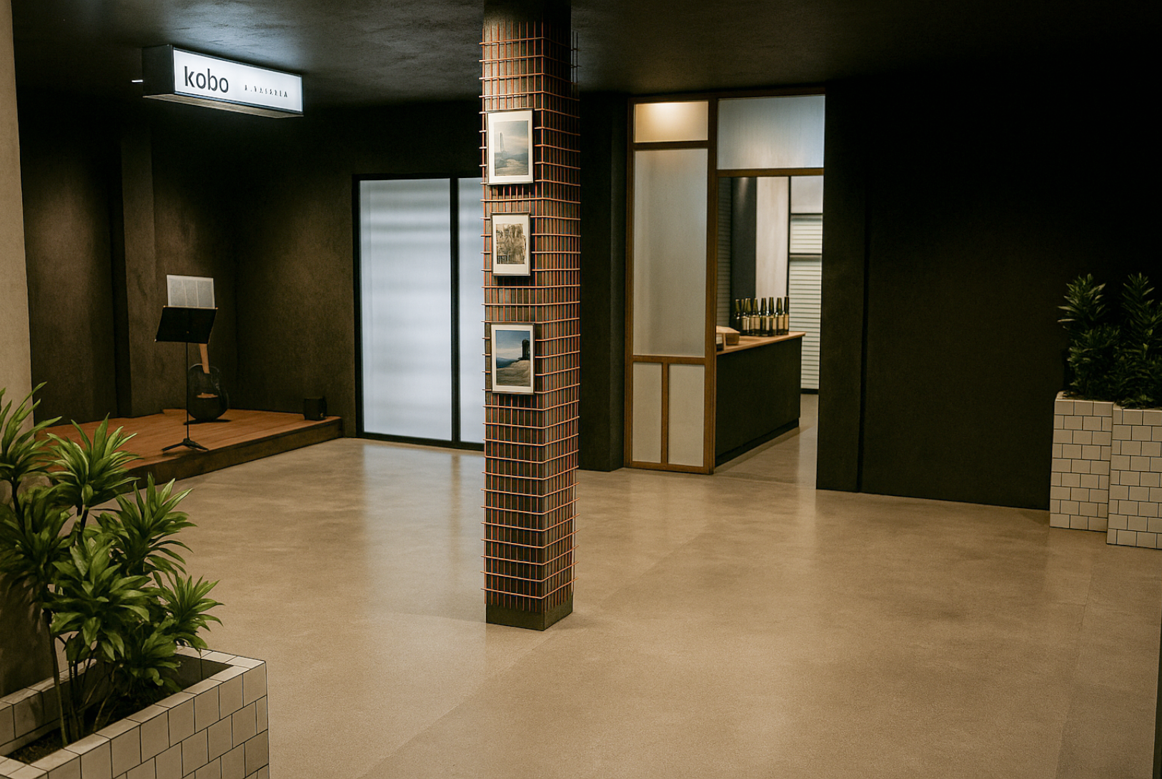 Événement pop-up et partenariat dans l'annexe Kōbō — 140 m² Bordeaux